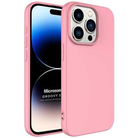 Microsonic iPhone 15 Pro Max Groovy Soft Derin Siyah Cep Telefonu Kılıfı