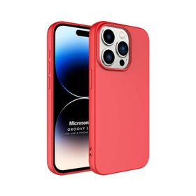 Microsonic iPhone 15 Pro Max Groovy Soft Derin Siyah Cep Telefonu Kılıfı