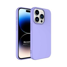 Microsonic iPhone 15 Pro Max Groovy Soft Derin Siyah Cep Telefonu Kılıfı