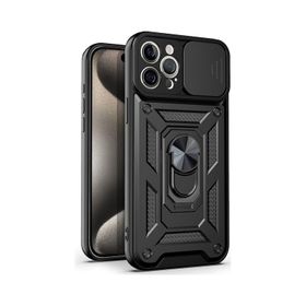 Microsonic iPhone 15 Pro Max Impact Resistant Siyah Cep Telefonu Kılıfı