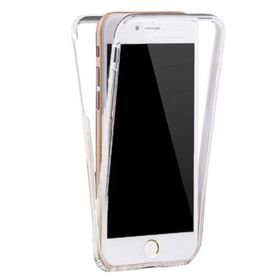 Microsonic iPhone 7 6 Tarafı Tam Full Koruma 360 Clear Soft Kılıf