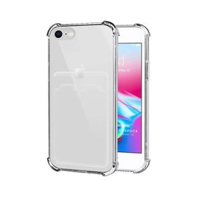 Microsonic iPhone 7 Card Slot Shock Beyaz Cep Telefonu Kılıfı