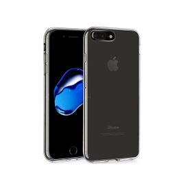 Microsonic iPhone 8 Plus Transparent Soft Beyaz Kılıf