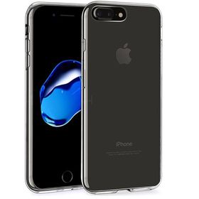 Microsonic iPhone 8 Plus Transparent Soft Beyaz Kılıf