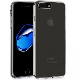 Microsonic iPhone 8 Plus Transparent Soft Beyaz Kılıf