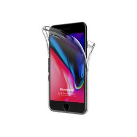 Microsonic iPhone SE 6 tarafı tam full koruma 360 Clear Soft Şeffaf Kılıf