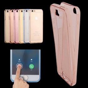 Microsonic iPhone SE 6 tarafı tam full koruma 360 Clear Soft Şeffaf Kılıf