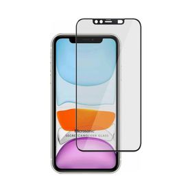 Microsonic iPhone Uyumlu 11 Secret Camslider Glass Siyah Cam Ekran Koruyucu