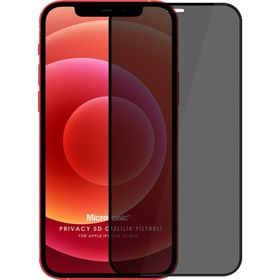 Microsonic iPhone Uyumlu 12 Mini 5D Gizlilik Filtreli Cam Ekran Koruyucu