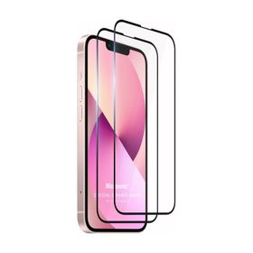 Microsonic iPhone Uyumlu 13 Crystal Seramik Nano 2 Adet Siyah Ekran Koruyucu