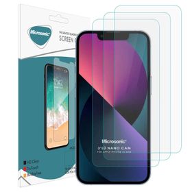 Microsonic iPhone Uyumlu 13 Mini Screen Protector Nano Glass 3 Adet Cam Ekran Koruyucu
