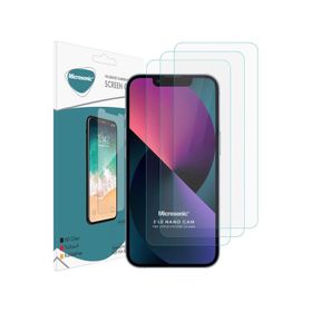 Microsonic iPhone Uyumlu 13 Mini Screen Protector Nano Glass 3 Adet Cam Ekran Koruyucu
