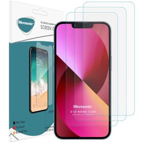 Microsonic iPhone Uyumlu 13 Screen Protector Nano Glass 3 Adet Cam Ekran Koruyucu