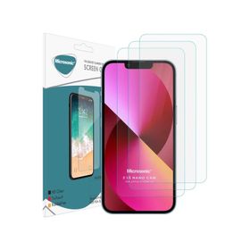 Microsonic iPhone Uyumlu 13 Screen Protector Nano Glass 3 Adet Cam Ekran Koruyucu