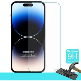Microsonic iPhone Uyumlu 14 Pro Tempered Glass Cam Ekran Koruyucu