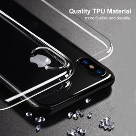 Microsonic iPhone X 6 tarafı tam full koruma 360 Clear Soft Şeffaf Kılıf