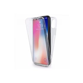 Microsonic iPhone X 6 tarafı tam full koruma 360 Clear Soft Şeffaf Kılıf