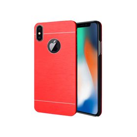 Microsonic iPhone Xs Hybrid Metal Kırmızı Kılıf