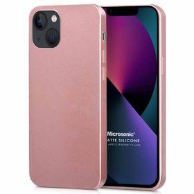 Microsonic iPhone13 Mini Matte Silikon Gold Cep Telefonu Kılıfı
