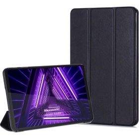 Microsonic Lenovo Tab M10 Plus TB-X606F 10.3&#034; (ZA5T0215TR) Slim Translucent Back Siyah Smart Cover Kılıf