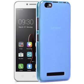 Microsonic Lenovo Vibe C Transparent Soft Mavi Kılıf