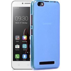 Microsonic Lenovo Vibe C Transparent Soft Mavi Kılıf