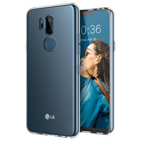 Microsonic Lg G7 Thinq Transparent Soft Beyaz Kılıf