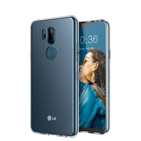 Microsonic Lg G7 Thinq Transparent Soft Beyaz Kılıf