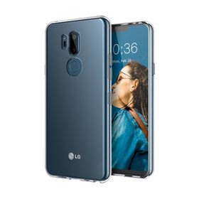 Microsonic Lg G7 Transparent Soft Beyaz Kılıf