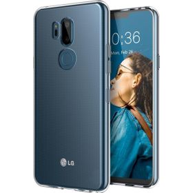 Microsonic Lg G7 Transparent Soft Beyaz Kılıf