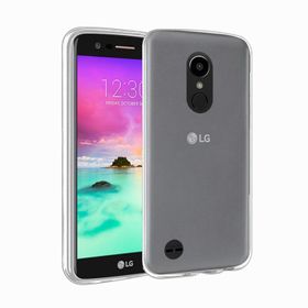 Microsonic LG K10 2017 Transparent Soft Beyaz Kılıf