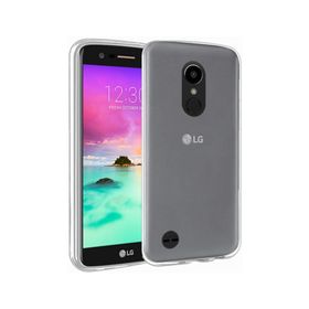 Microsonic LG K8 2017 Transparent Soft Beyaz Kılıf