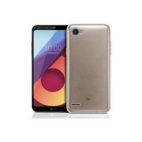 Microsonic LG Q6 Transparent Soft Beyaz Kılıf