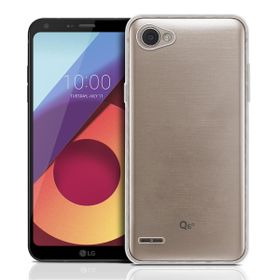 Microsonic LG Q6 Transparent Soft Beyaz Kılıf