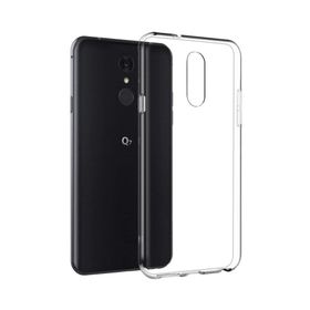 Microsonic Lg Q7 Transparent Soft Beyaz Kılıf