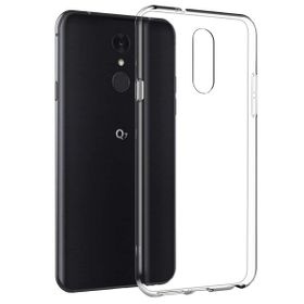 Microsonic Lg Q7 Transparent Soft Beyaz Kılıf