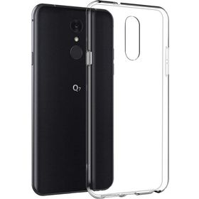 Microsonic Lg Q7 Transparent Soft Beyaz Kılıf