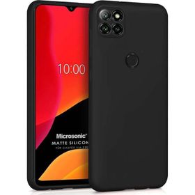 Microsonic Matte Silicone Casper Via E30 Siyah Kılıf