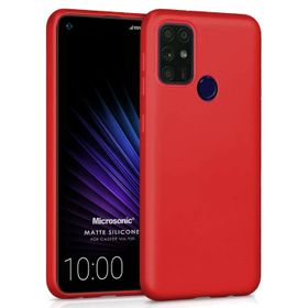 Microsonic Matte Silicone Casper Via F20 Kırmızı Cep Telefonu Kılıfı