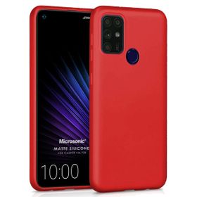 Microsonic Matte Silicone Casper Via F20 Kırmızı Cep Telefonu Kılıfı