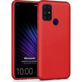 Microsonic Matte Silicone Casper Via F20 Kırmızı Cep Telefonu Kılıfı