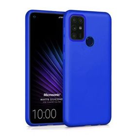 Microsonic Matte Silicone Casper Via F20 Mavi Cep Telefonu Kılıfı