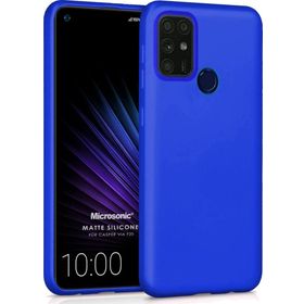 Microsonic Matte Silicone Casper Via F20 Mavi Cep Telefonu Kılıfı