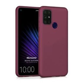 Microsonic Matte Silicone Casper Via F20 Mor Cep Telefonu Kılıfı