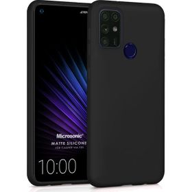 Microsonic Matte Silicone Casper Via F20 Siyah Cep Telefonu Kılıfı