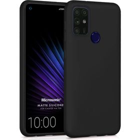Microsonic Matte Silicone Casper Via F20 Siyah Cep Telefonu Kılıfı