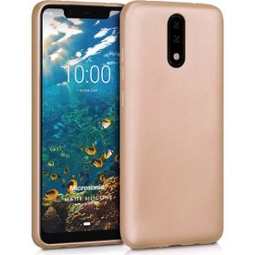 Microsonic Matte Silicone Casper Via P3 Gold Cep Telefonu Kılıfı