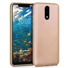 Microsonic Matte Silicone Casper Via P3 Gold Cep Telefonu Kılıfı