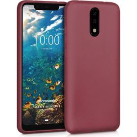 Microsonic Matte Silicone Casper Via P3 Mor Cep Telefonu Kılıfı