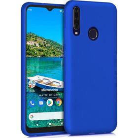 Microsonic Matte Silicone General Mobile GM 10 Mavi Cep Telefonu Kılıfı